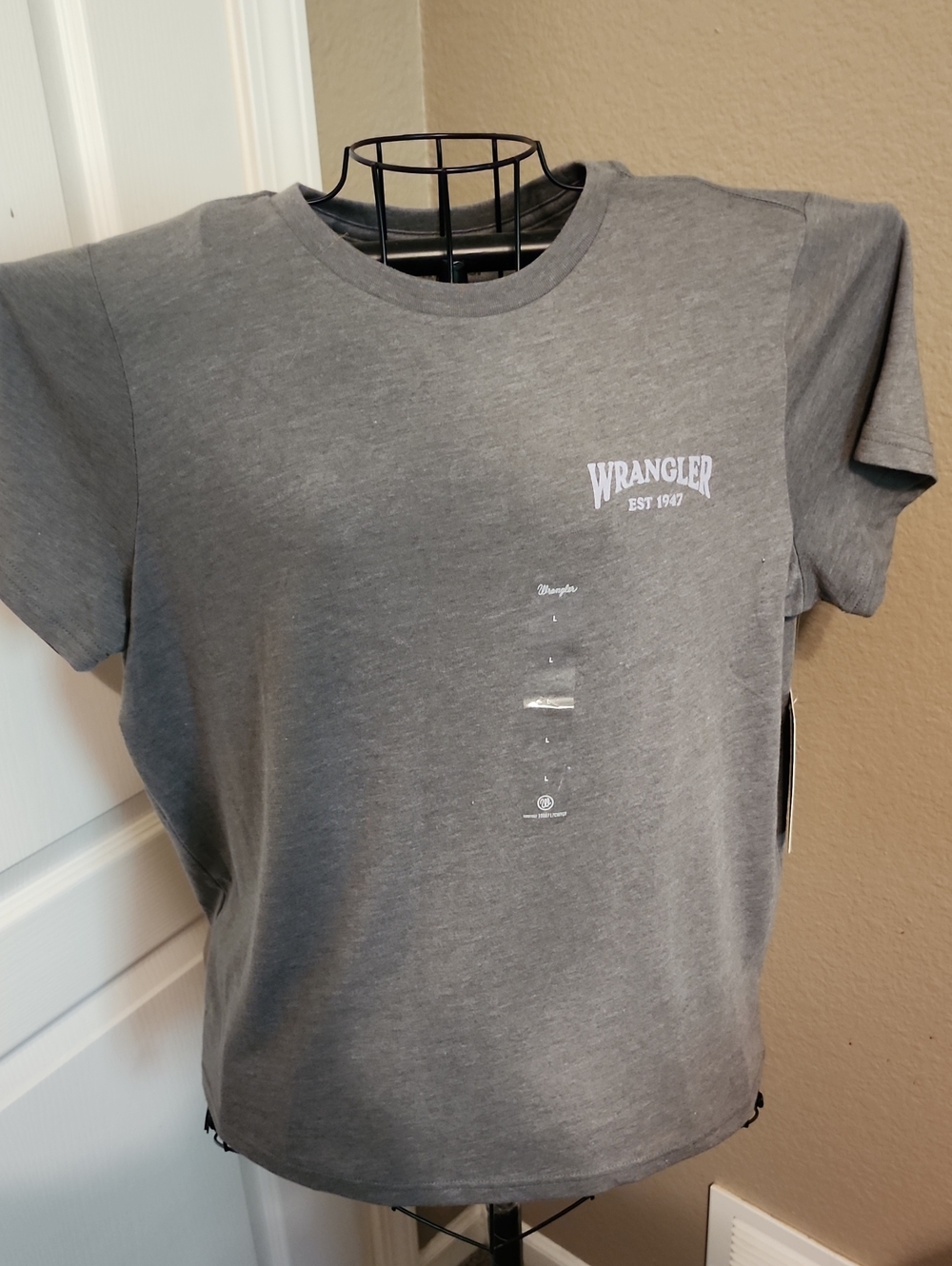 Wrangler Women’s Gray Logo T-Shirt